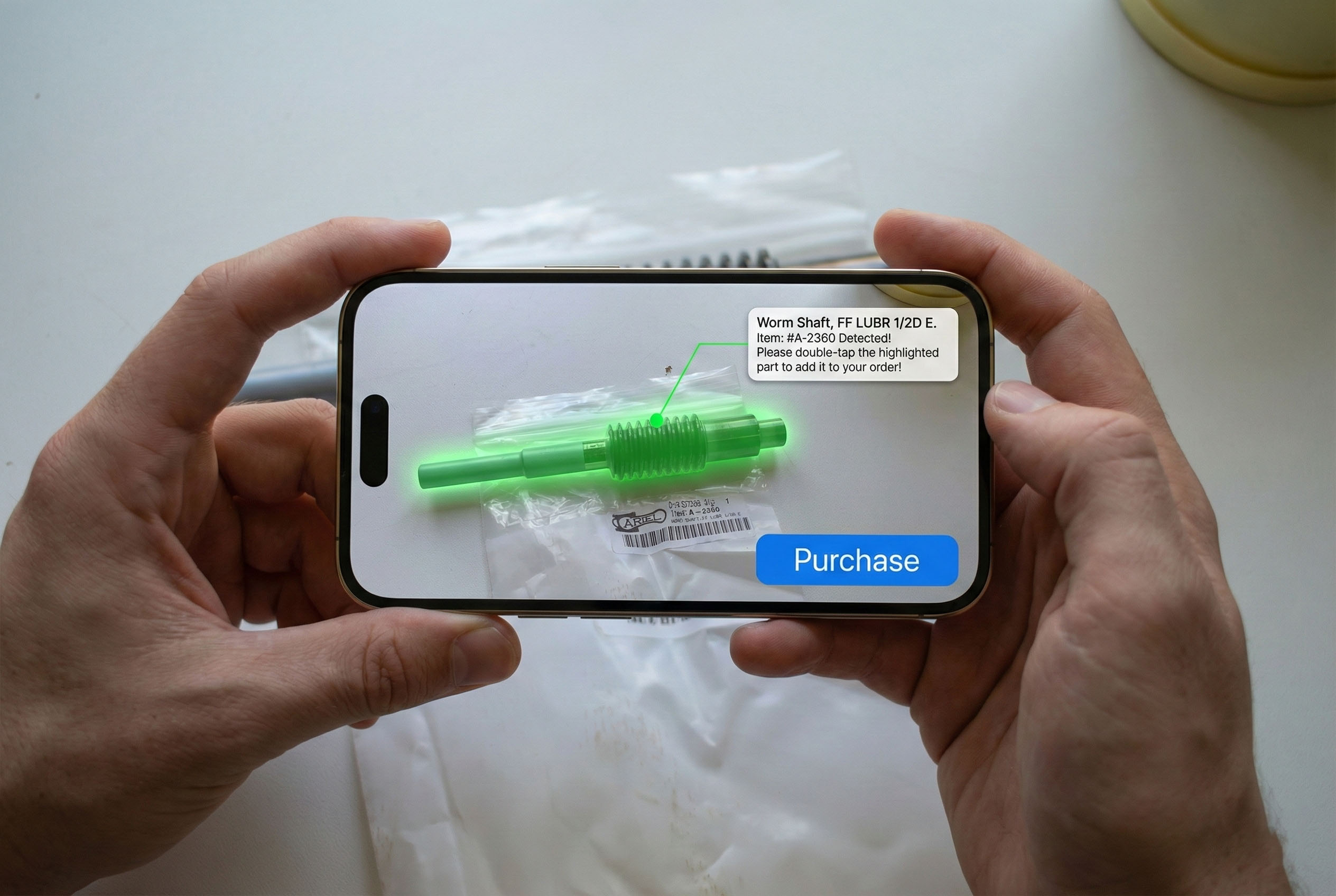 AR logistics and spare parts supply