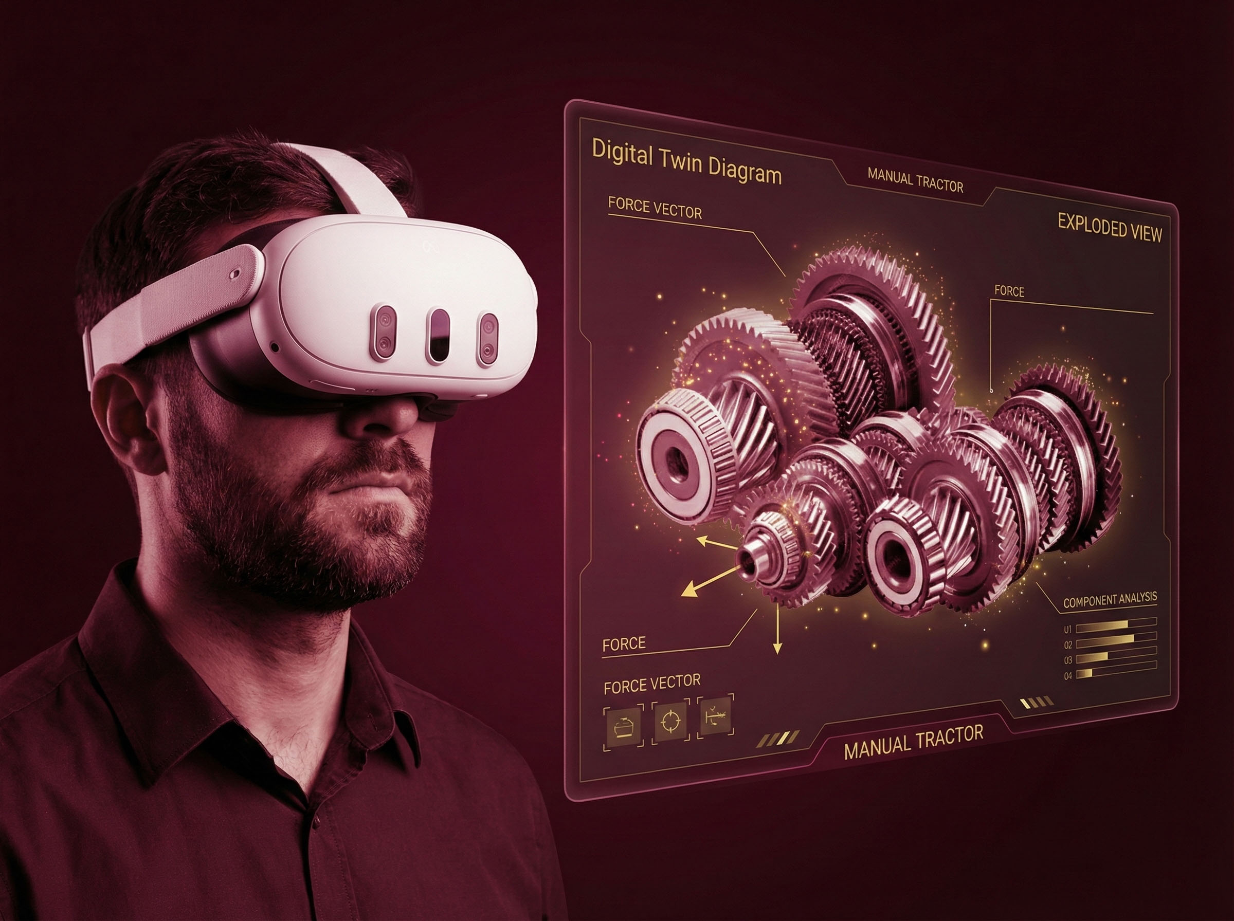 AR and VR training scenarios